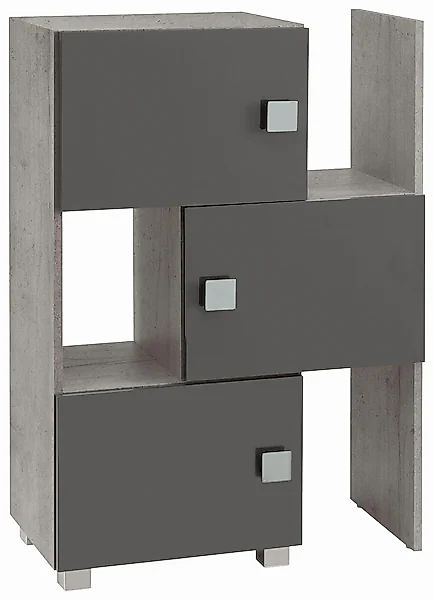 Schildmeyer Schieberegal »Quadra«, stapelbar, Badregal günstig online kaufen