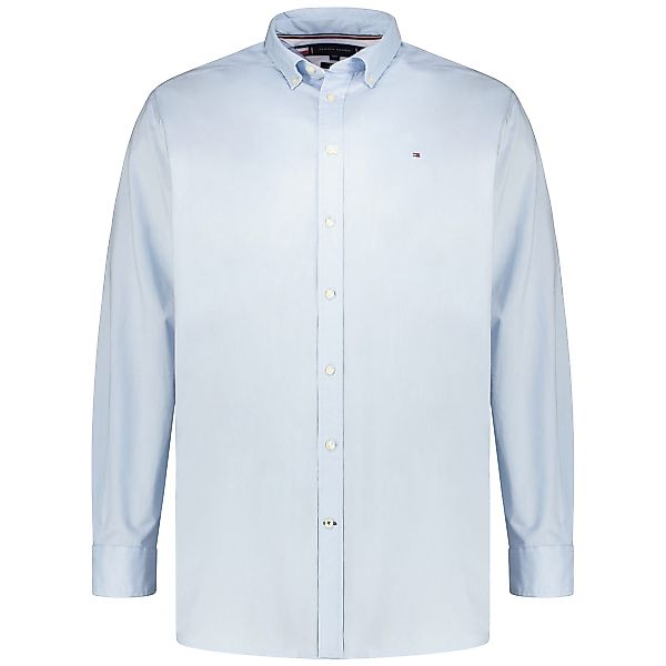 Tommy Hilfiger Freizeithemd mit Stretch Farbe hellblau Größe: 5XL günstig online kaufen