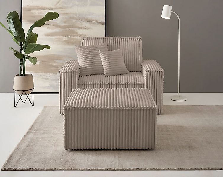 andas Loveseat "Finnley", (2 St.), Loveseat und Hocker im Set, passend zur günstig online kaufen