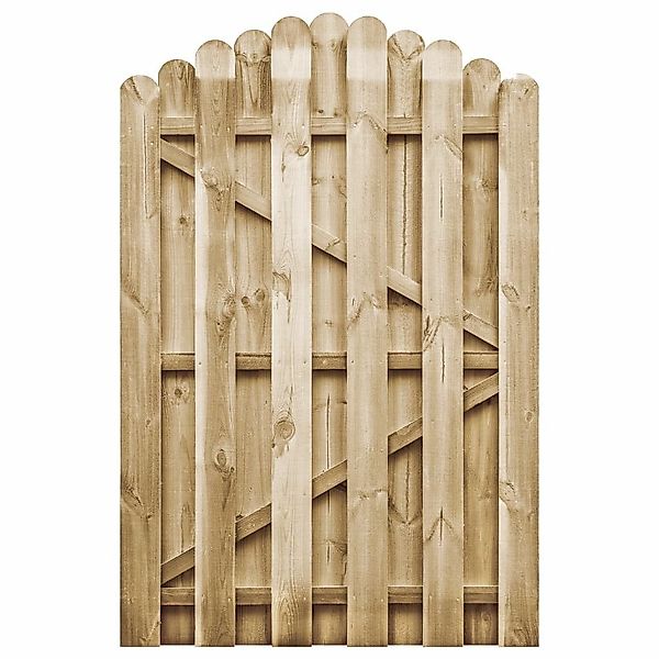 vidaXL Gartentor Gartentor Imprägniertes Kiefernholz 100x150 günstig online kaufen