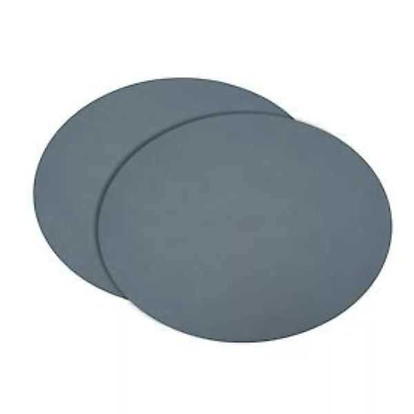 Platzset 2er-Set 'tableMAT' hellblau oval günstig online kaufen