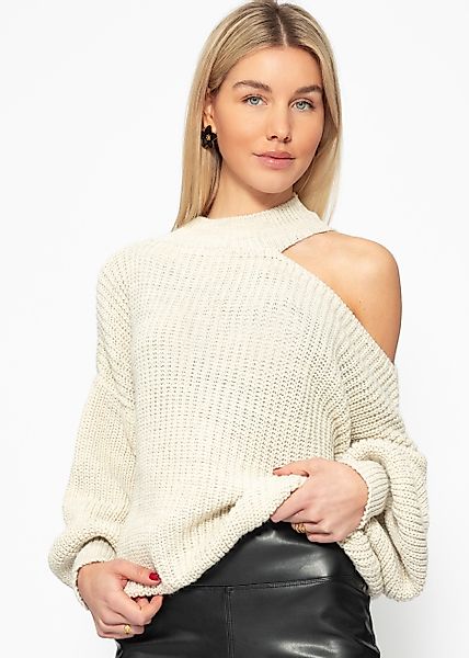 SASSYCLASSY Strickpullover Oversize Pullover Damen mit günstig online kaufen