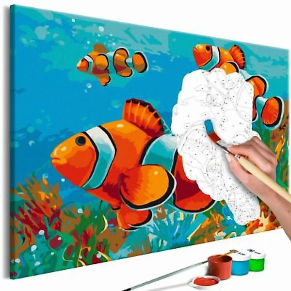 artgeist Malen nach Zahlen Gold Fishes mehrfarbig Gr. 60 x 40 günstig online kaufen