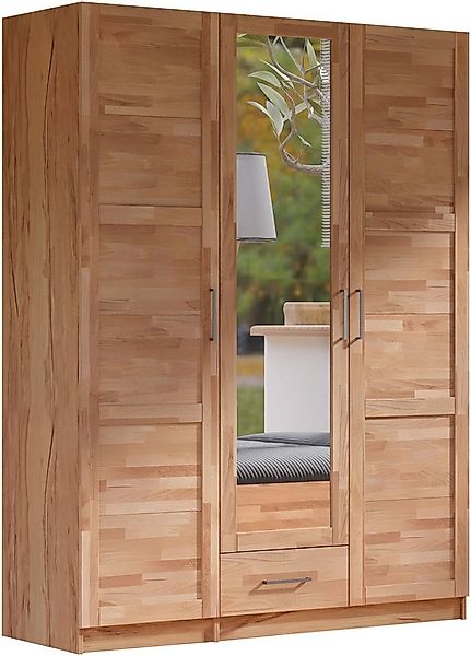 OTTO home Kleiderschrank Sabrina, natürlicher Landhausstil, mit Innenaussta günstig online kaufen