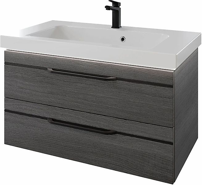 Saphir Waschtisch "Serie Balto Mineralmarmor-Waschtisch mit Unterschrank, 9 günstig online kaufen
