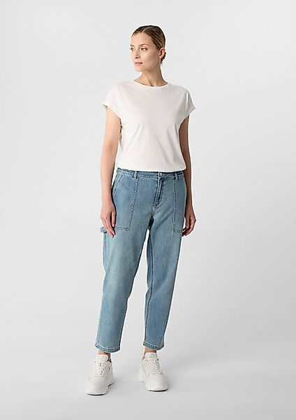 comma Weite Jeans Jeans-Hose Lässige Loose-Fit-Jeans günstig online kaufen