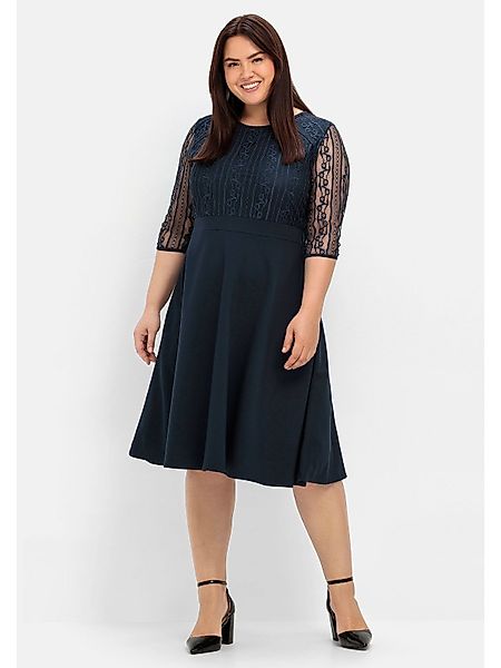 Sheego Abendkleid Große Größen mit floraler günstig online kaufen
