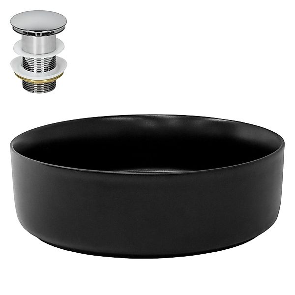 LuxeBath Waschbecken Aufsatzwaschbecken aus Keramik Einbaubecken günstig online kaufen