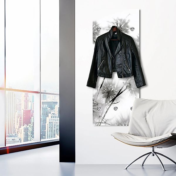 queence Garderobenleiste »Blüte« mit 6 Haken, 50 x 120 cm günstig online kaufen