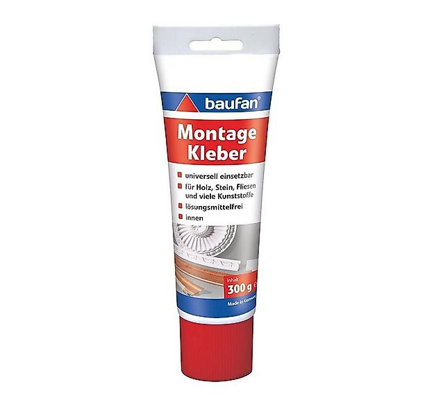 baufan® Montagekleber 300 g Klebstoff für Innen Holzkleber Fliesenkleber uv günstig online kaufen
