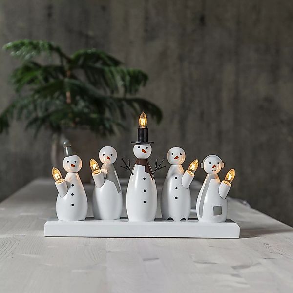 Kerzenleuchter Snowman, fünfflammig günstig online kaufen