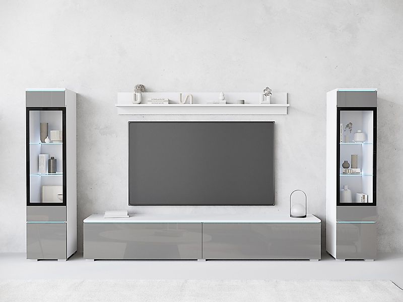 Home affaire Wohnwand "VERA II" Komplett-Set, 4 Stk. tlg. günstig online kaufen