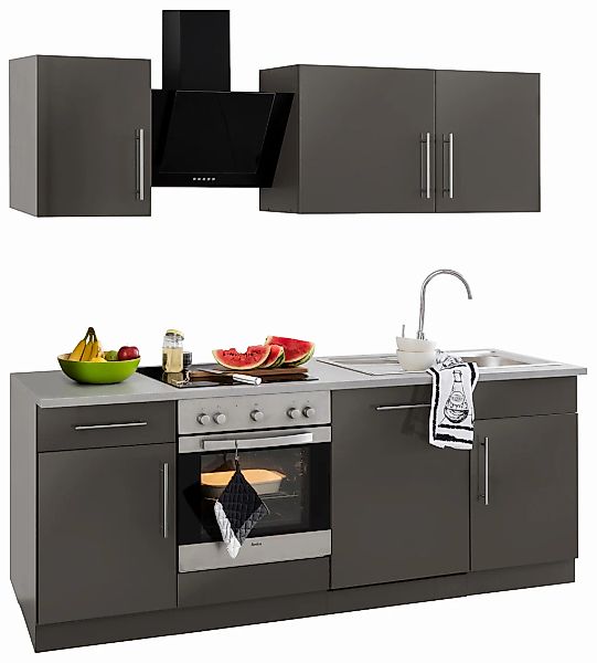 wiho Küchen Küchenzeile "Cali, TOPSELLER" ohne E-Geräte, Breite 220 cm günstig online kaufen