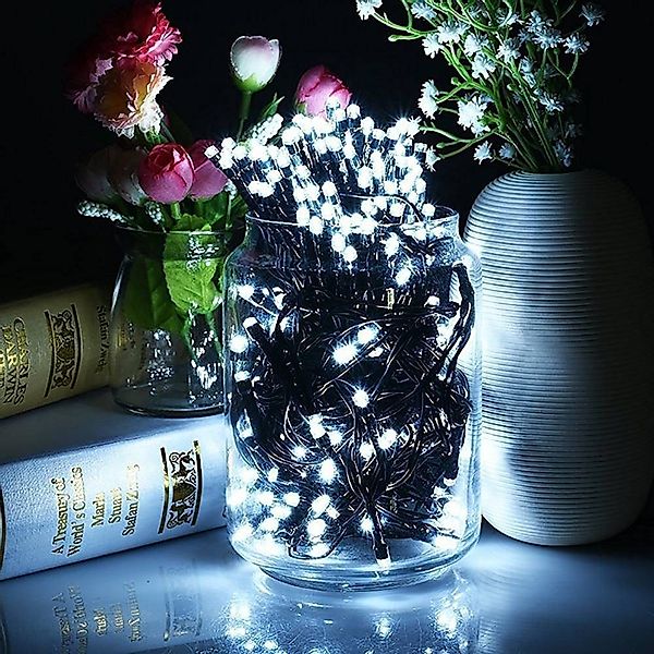 Rosnek LED-Lichterkette Solar, 8 Funktionen, wasserdicht, günstig online kaufen