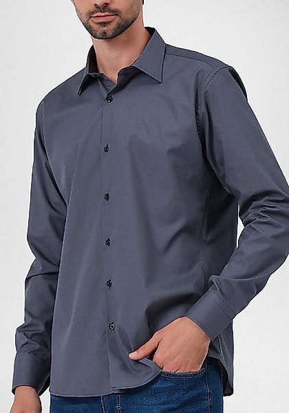 JEEL Langarmhemd Herren Hemd Langarm (1-tlg) Slim Fit günstig online kaufen