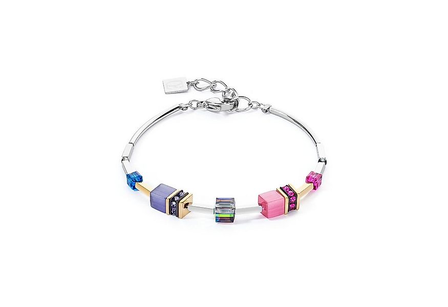 COEUR DE LION Armband Schmuck Edelstahl GeoCUBE® Iconic Lite Würfelkette, M günstig online kaufen