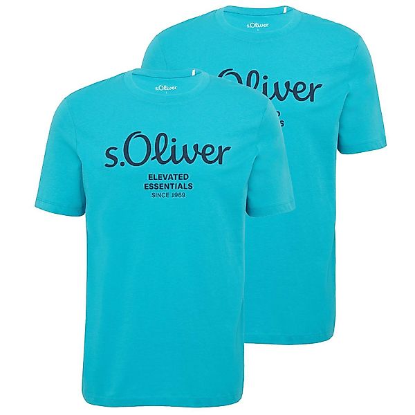 s.Oliver T-Shirt Casual (2-tlg) mit Rundhals-Ausschnitt, günstig online kaufen