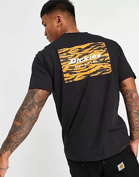 Dickies – Quamba – T-Shirt mit Logobox in Schwarz günstig online kaufen
