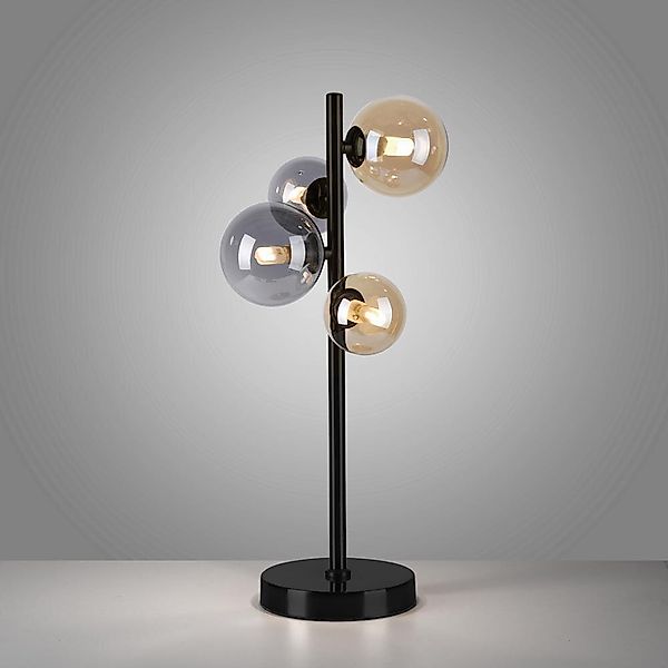 LED Tischleuchte Popsicle in Schwarz-transparent und Gold 4x 3W 1200lm G9 4 günstig online kaufen
