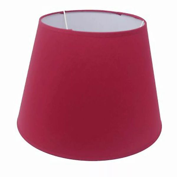 B & S Lampenschirm aus Stoff rot Ø 30 cm E14/E27 Fassungen  Erwachsene günstig online kaufen