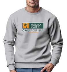 Neverless Sweatshirt Sweatshirt Herren Print California günstig online kaufen