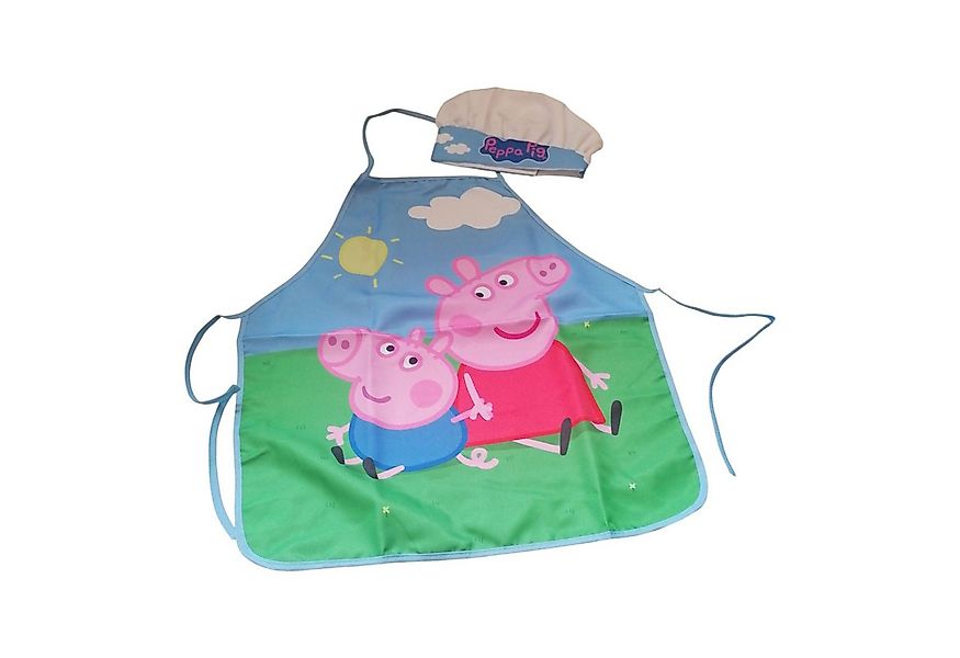 Peppa Pig Kochschürze Kinderschürze Motiv Peppa Pig "Peppas Welt", mit Koch günstig online kaufen