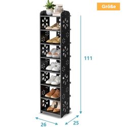 NAIMP Schuhregal Verstellbare Pflaumenblüte Schuhregal für günstig online kaufen