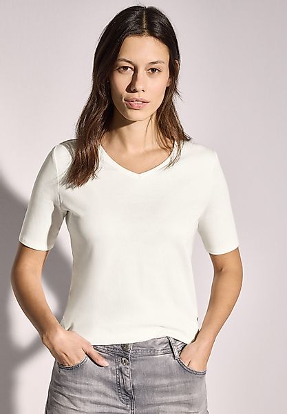 Cecil T-Shirt, aus reiner Baumwolle günstig online kaufen