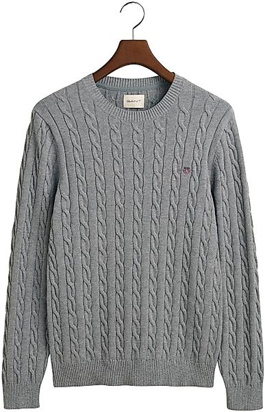 Gant Strickpullover COTTON CABLE C-NECK mit günstig online kaufen