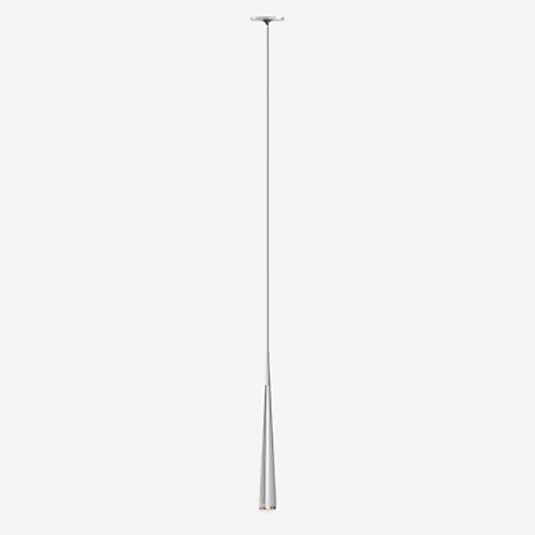 Grau Niceone Einbaupendelleuchte LED, chrom/grau - 200 cm günstig online kaufen