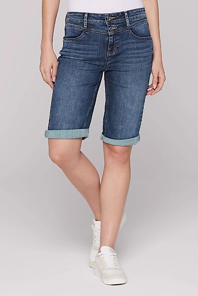 SOCCX Jeansshorts, mit zwei Knöpfen am Bund günstig online kaufen
