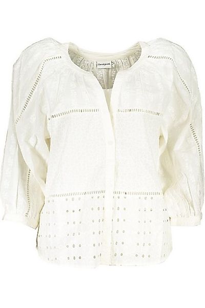 Desigual Blusenshirt Stilvolles Damen Langarmshirt in Weiß mit günstig online kaufen