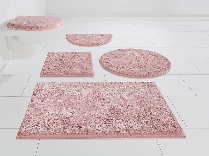 OTTO home Badematte "Jos, Badvorleger, Badezimmer Teppich" Höhe 22 mm rutsc günstig online kaufen