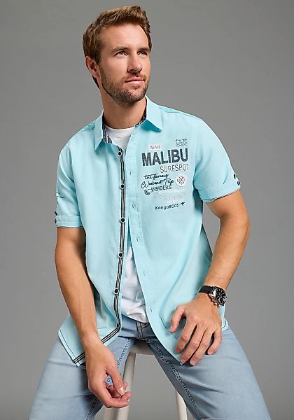 KangaROOS Kurzarmhemd Kurzarm, für Casualmode und Streetwear, aus Baumwolle günstig online kaufen
