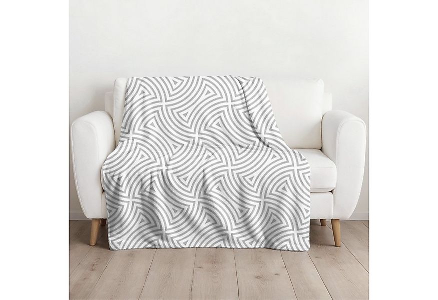 Wohndecke zweifarbiges Design zum Wenden, MTOnlinehandel, Überwurf Plaid, e günstig online kaufen