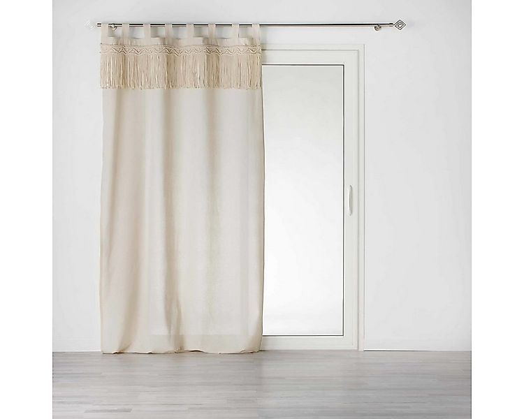 Douceur d'intérieur Vorhang Vorhang mit Makramee-Muster SAMYA, 140 x 240 cm günstig online kaufen