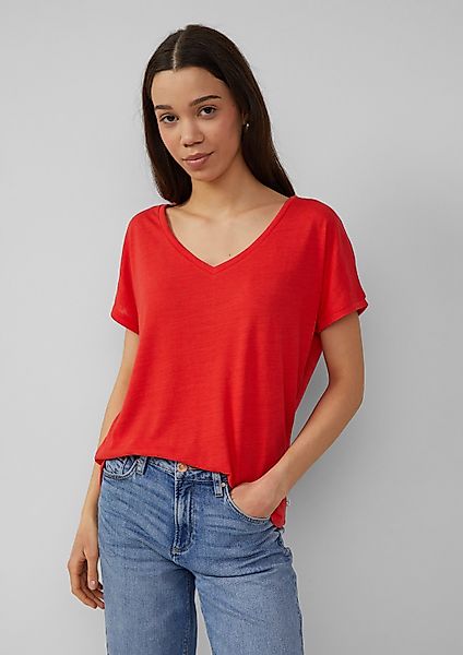QS Kurzarmshirt T-Shirt (1-tlg) günstig online kaufen