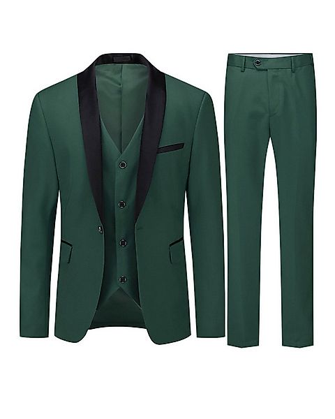 Allthemen Anzug (3 tlg) Herren Slim Fit Hochzeitanzug Komplett Set elegante günstig online kaufen