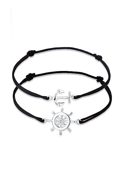 Elli Armband Set Steuerrad Anker Partner Set 925 Sterling Silber, Anker günstig online kaufen