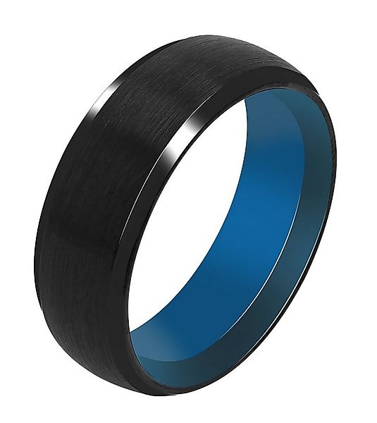 AKZENT Fingerring Charcoal Edelstahl schwarz Herren, Herren Ring günstig online kaufen