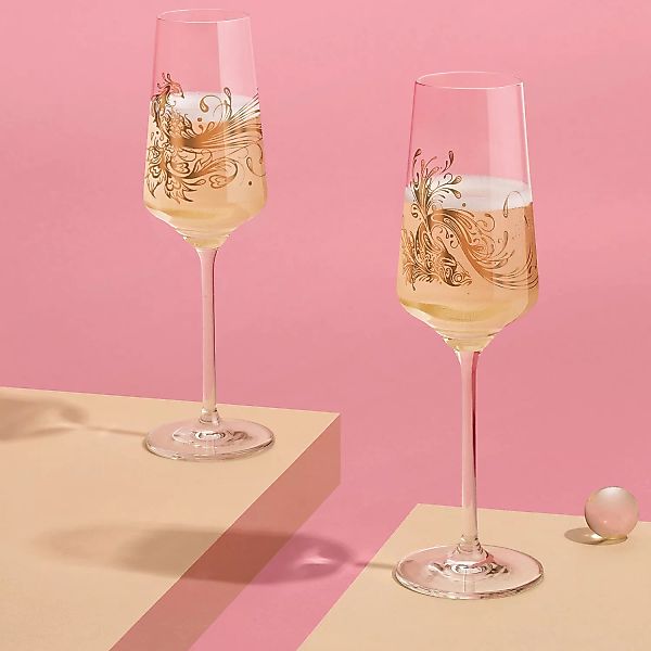 home24 Champagnerglas Roséhauch I (2er-Set) günstig online kaufen
