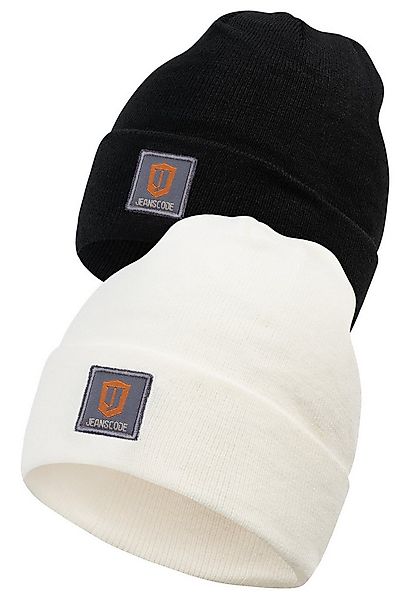 Indicode Strickmütze Herren Vulcano Herrenmütze Wintermütze (2-St) 2er-Pack günstig online kaufen