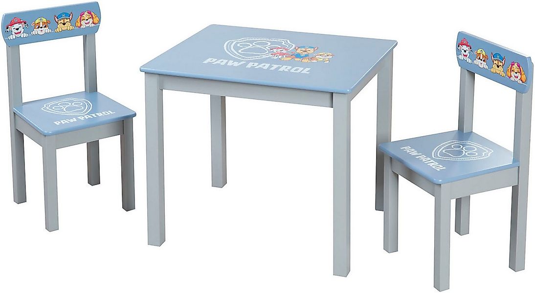 roba® Kindersitzgruppe Paw Patrol, (Set), mit Tisch und 2 Kinderstühlen günstig online kaufen