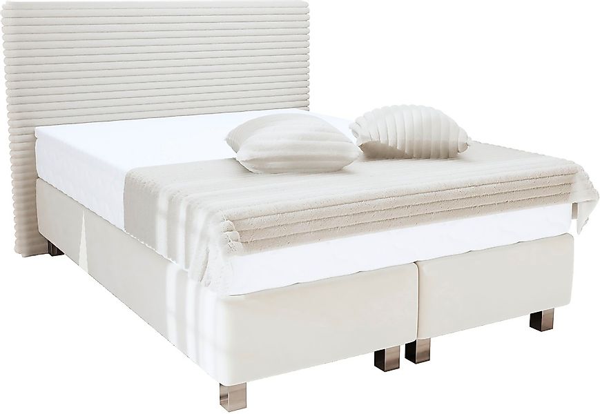Westfalia Schlafkomfort Boxspringbett "Sven", inkl. Zierkissen, wahlweise m günstig online kaufen