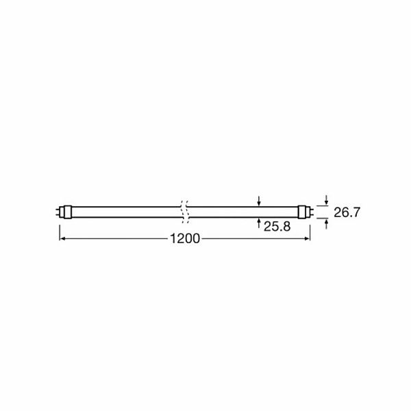 LEDVANCE LED TUBE T8 EM BIO-LUMILUX 1200 mm 15W 965 - 4099854178337 günstig online kaufen