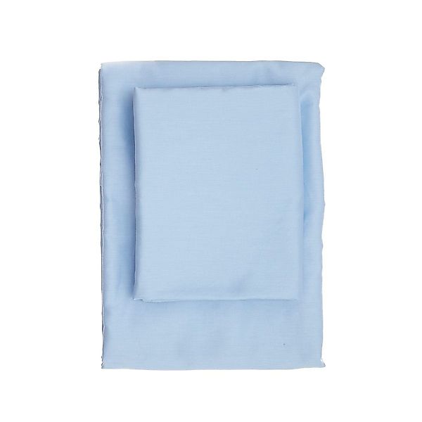 Luxusbetten24 Bettwäsche Premium Satin Bettwäsche Hellblau, günstig online kaufen