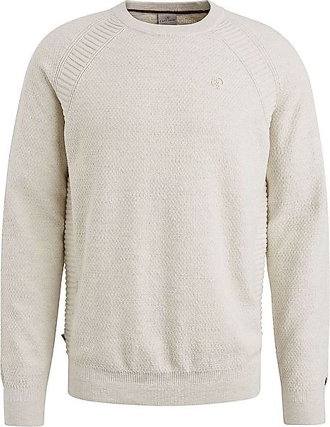 Cast Iron Pullover Heather Plated Ecru - Größe L günstig online kaufen