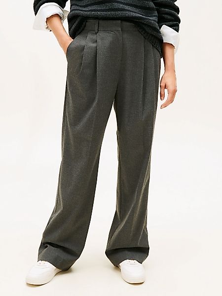 Tommy Hilfiger Anzughose "FLANNEL RELAXED STRAIGHT PANT" günstig online kaufen