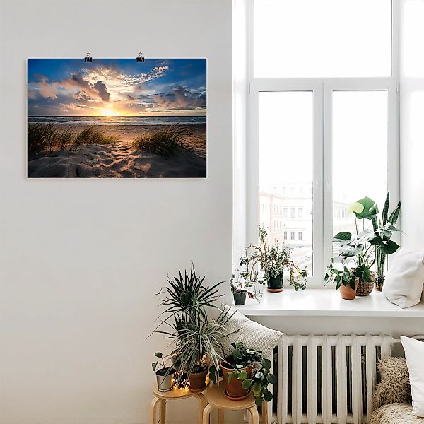 Artland Wandbild »Ostseestrand«, Strand, (1 St.), als Leinwandbild, Poster günstig online kaufen