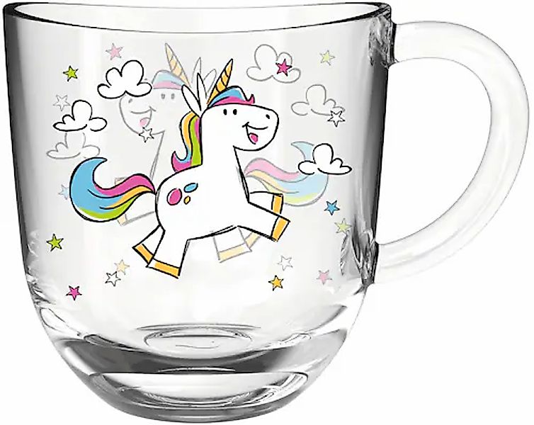 LEONARDO Tasse »BAMBINI Einhorn«, (Set, 6 tlg.), 280 ml, 6-teilig günstig online kaufen